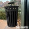 BonnetLid WasteReceptacle