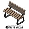 Surface Mount Trail Bench Nutmeg