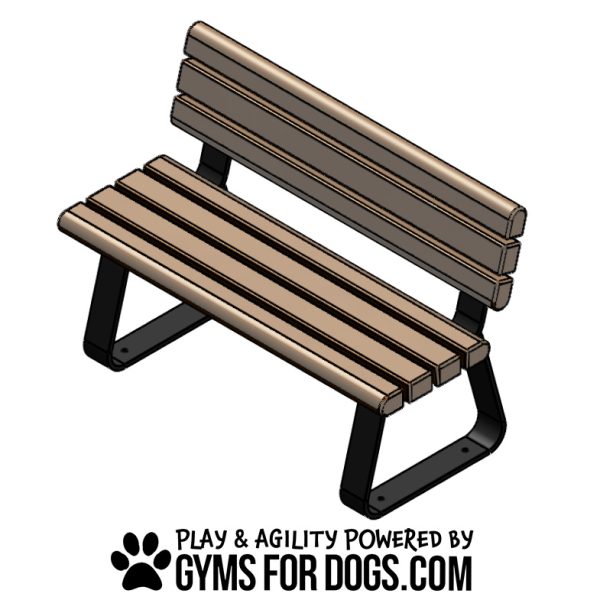 Surface Mount Trail Bench Nutmeg