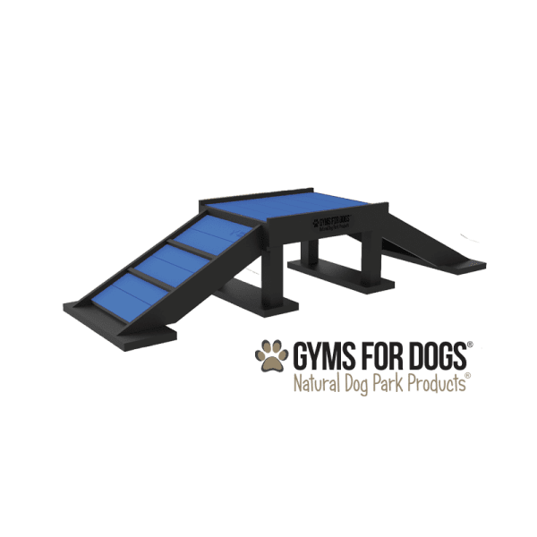 dog park equipment bridge climb sm blue