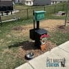 pet waste station in ground 3