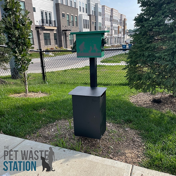 pet waste station in ground 5
