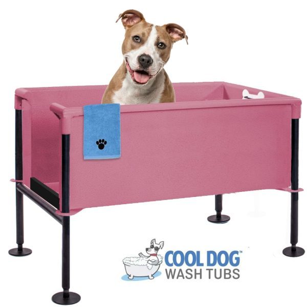 cool dog wash tubs freestand antique pink