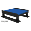 dog park equipment training platform blue