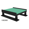 dog park equipment training platform green