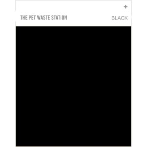 Black ThePetWasteStation
