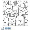 Cool Dog Doggie Tiles10