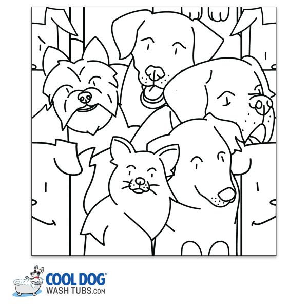 Cool Dog Doggie Tiles2