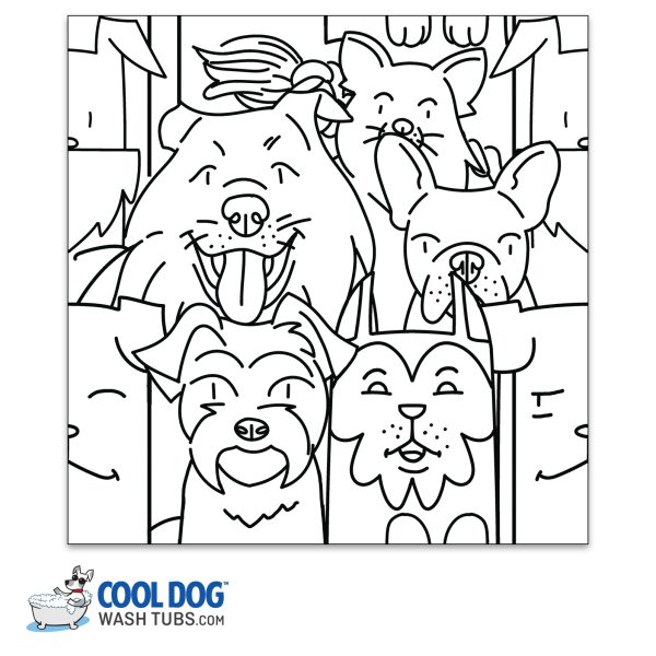 Cool Dog Doggie Tiles4
