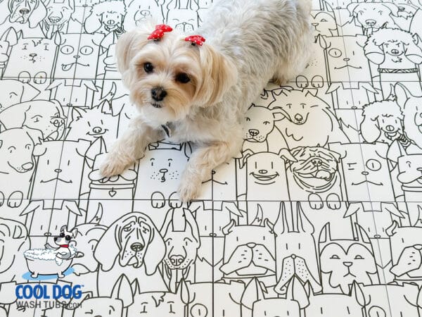 Cool Dog Doggie Tiles Cute Doogie