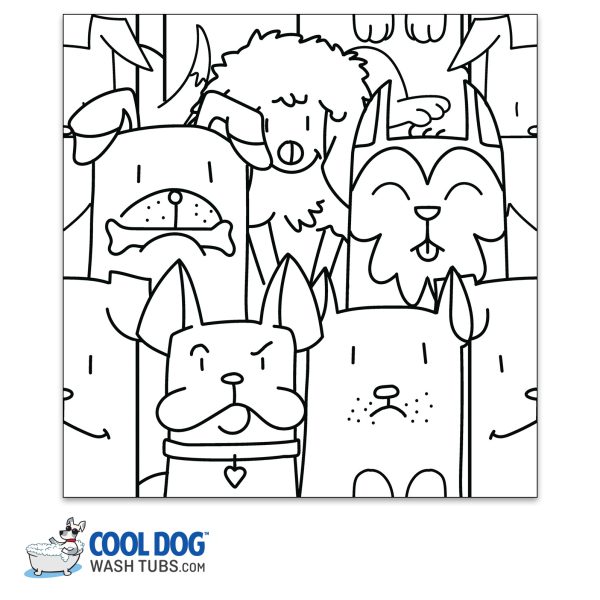 Cool Dog Doggie Tiles Main
