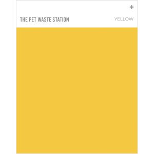 Yellow ThePetWasteStation