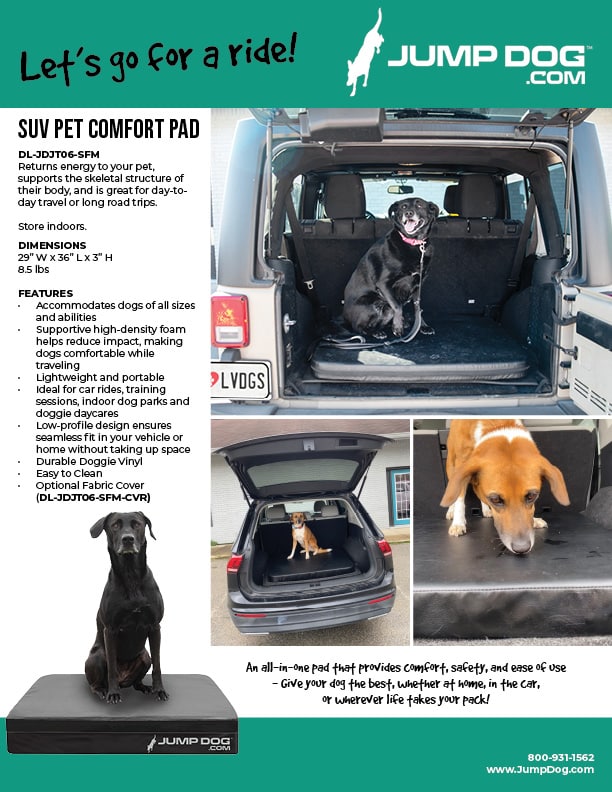 SUVPetComfortPad Spec