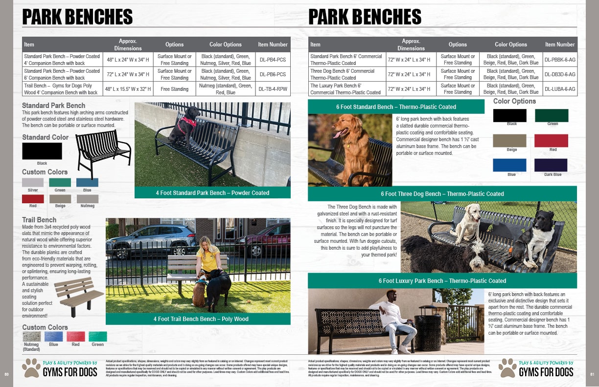 Benches GymsForDogs 2