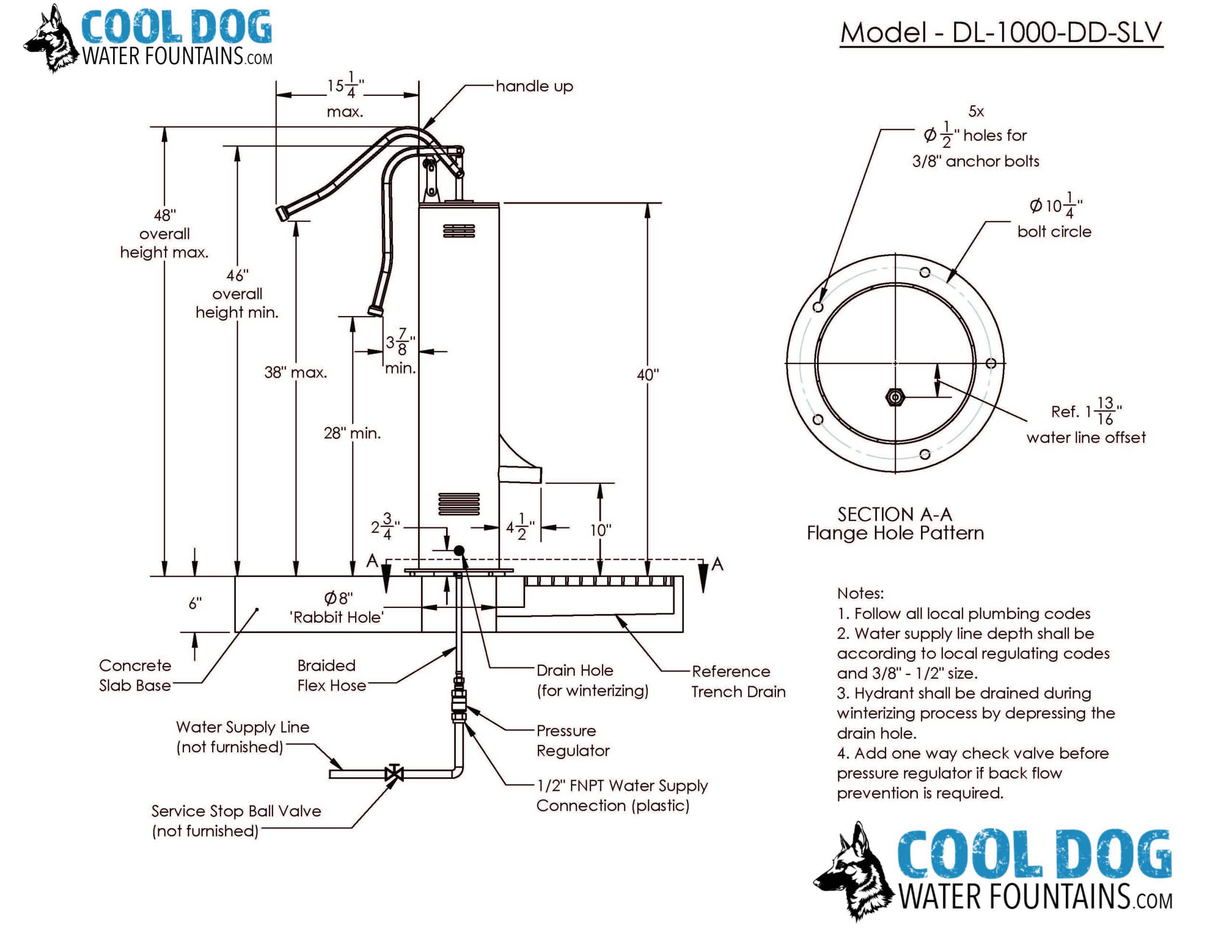 Cool Dog DL 1000 DD SLV Installation Guide