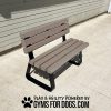 Trail Bench - 4 ft Surface Mount