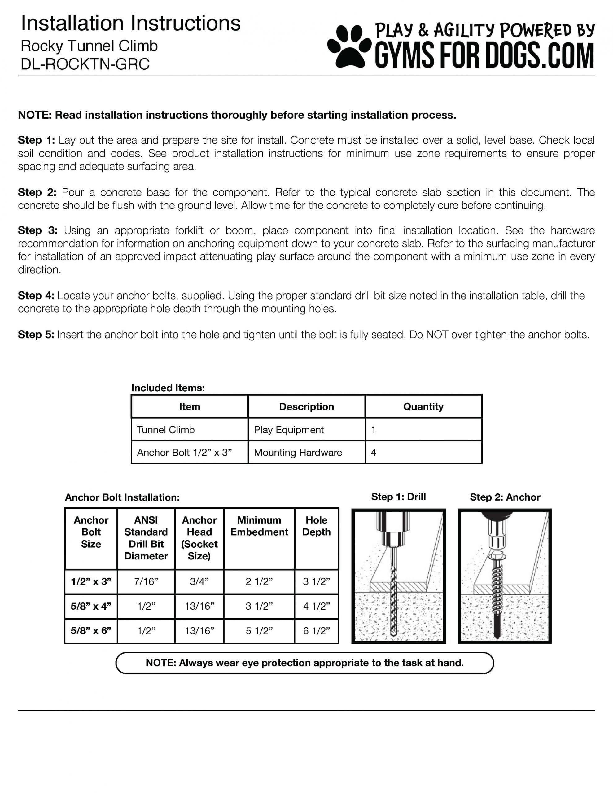 RockyTunnelClimb Install GymsForDogs Page 5