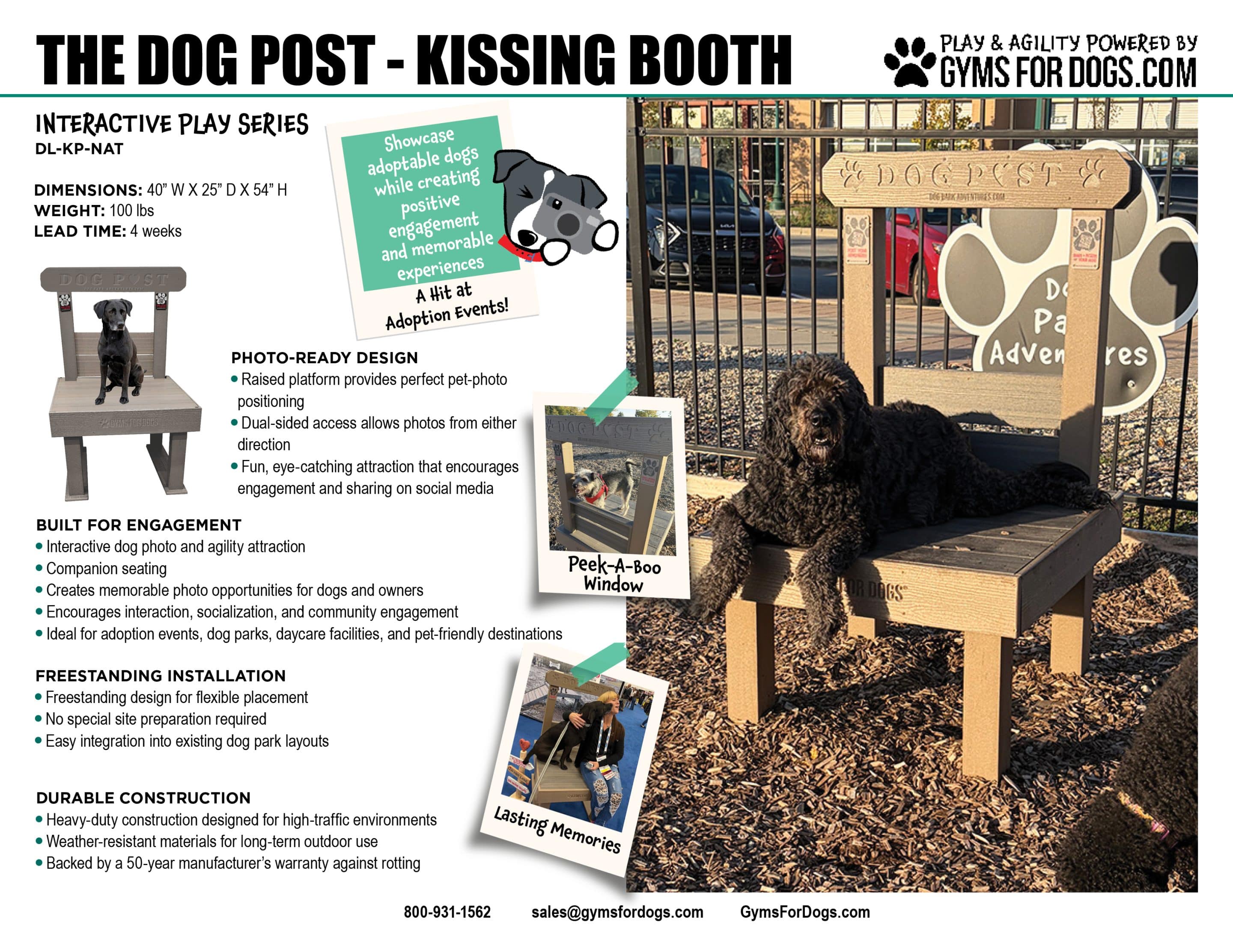 TheKissingPost IPS GymsForDogs SpecSheet